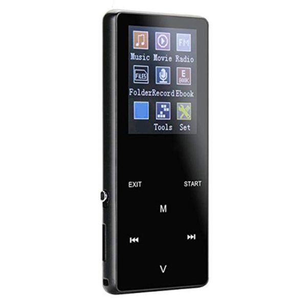 

& mp4 players portable wireless mp3 music player fm hi-fi lossless k1 1.8 inch screen zinc alloy body playing