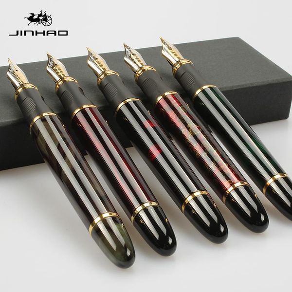 

iraurita fountain pen full metal golden clip luxury pens caneta stationery office school supplies