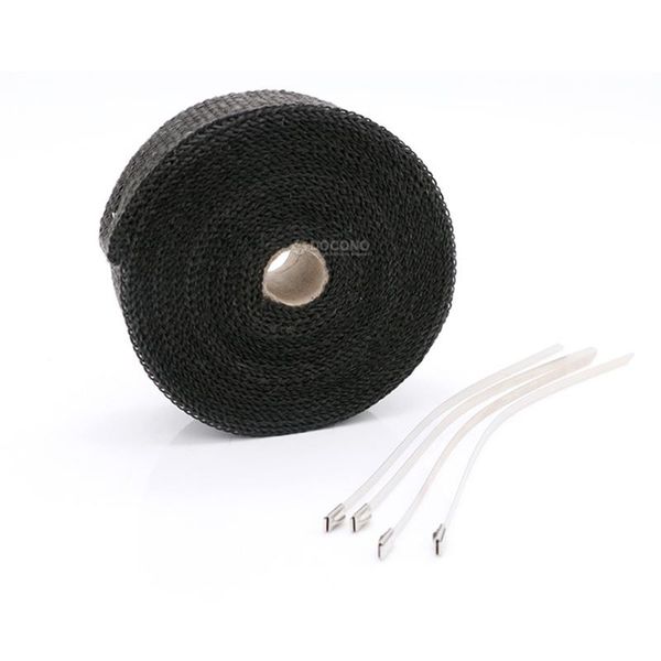 

motorcycle exhaust system retro pipe anti - cloth banana insulation fire straps