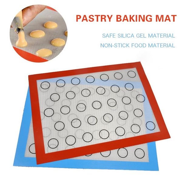 

macaron baking mat non stick silicone pad oven liner sheet cake pastry tools home placemat kitchen accessories rolling pins & boards