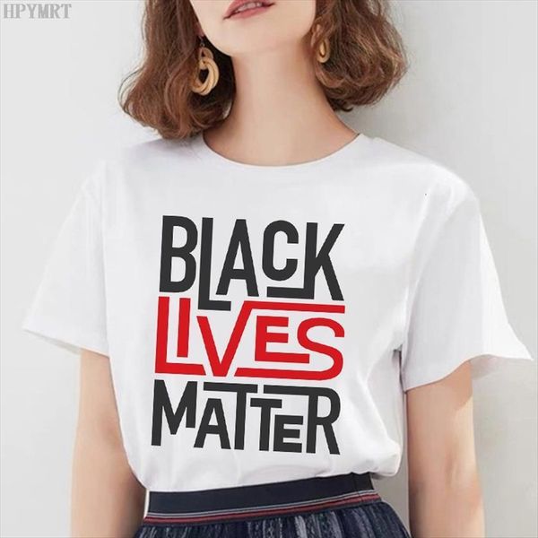 

black live matter summer womens t shirts harajuku short sleeved o neck fashion casual plus size female clothing, White