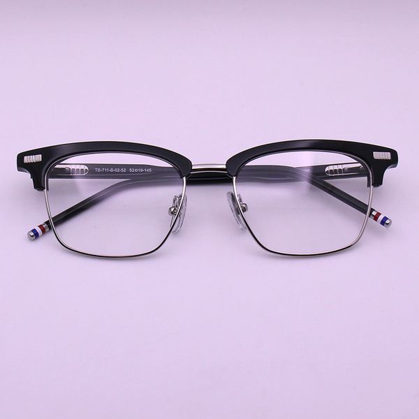 

viper glasses myopia glasses tb711 box myopia frame men's fashion optical lens, White;black