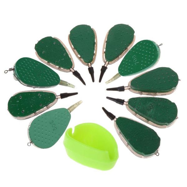 

baitcasting reels fishing feeder with mould carp lead sinker method bait lure 30g-100g accessories