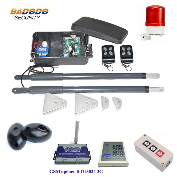 

ac110v/220v 200kgs x 2 automatic swing gate opener operator driver motor door for access control fingerprint