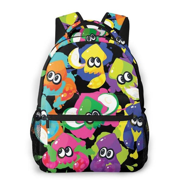 

backpack inkling squad for girls boys travel rucksack backpacks teenage