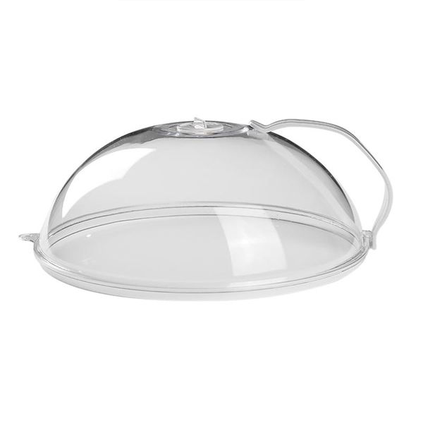 

kitchen storage & organization microwave oven food cover heat resistant transparent anti sputtering cookware parts handle reusable airtight