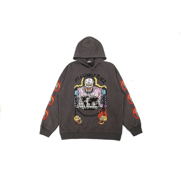

2021 universe kanye west x xxxtentacion rap devil print women hoody hoodies hiphop streetwear men hooded sweatshirt pullover, Black