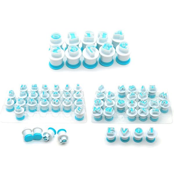 

cake tools upper&lowercase alphabet cookie cutter plastic capital letters fondant baking cupcake mold decorating