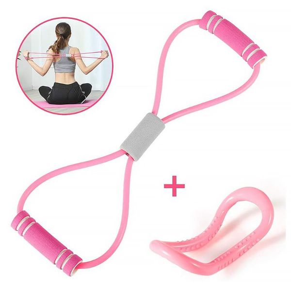 

fitness circle training resistance support 8 word bands magic no deformed pilates ring body building home
