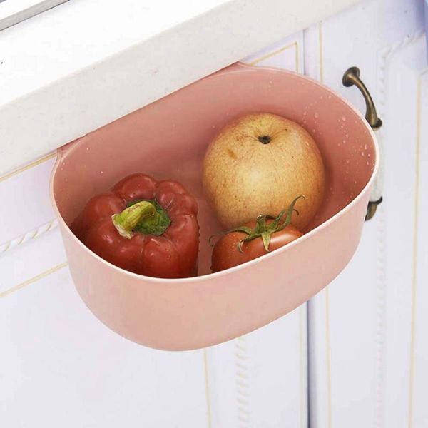 

waste bins kitchen storage garbage boxs environmental hanging cabinet door trash rack convenient practical fruit and vegetable basket