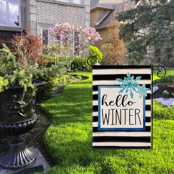 

party decoration outdoor banner flag linen garden decorative flags outside porch home decor yard no flagpole 30x45cm