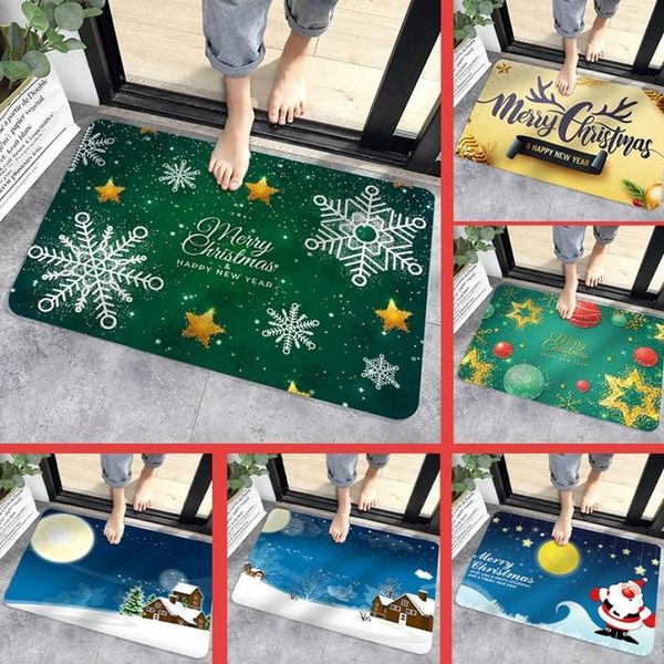 

carpets home bath mat non-slip bathroom absorbent carpet soft bedroom entrance door living room floor area rugs christmas doormats