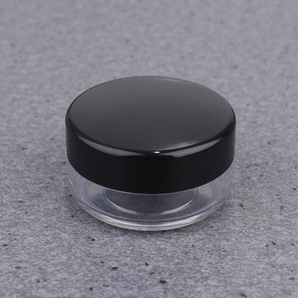 

storage bottles & jars 50pcs mini cream boxes makeup subpackage case cosmetic travelling bottle small round (white)