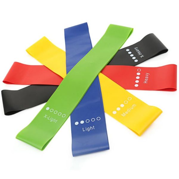 

5pcs resistance loop bands expander multi-functional practical convenient yoga gym fitness pull rope workout equipment