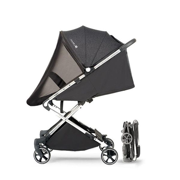 

strollers# sobi stroller baby lightweight folding umbrella car high landscape can sit and lying rose gold diamond