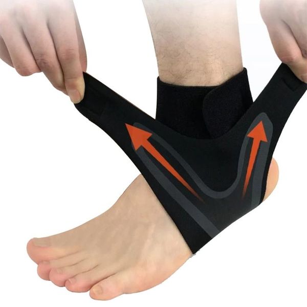 

ankle support brace guard for plantar fasciitis fixing wrap prevention sprain tendonitis & heel pain relief, Blue;black