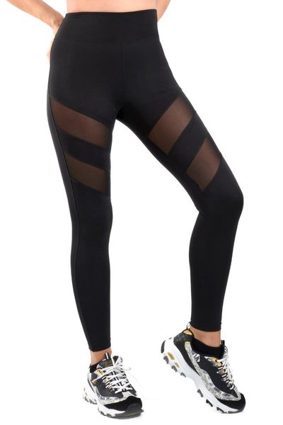 

women's leggings superstacy high waist sporting, Black