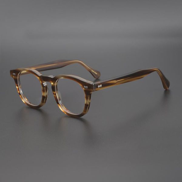 

fashion sunglasses frames hand-made vintage square acetate glasses frame men women retro full optical prescription eyeglasses nerd reading e, Black
