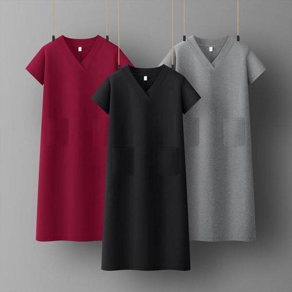 

Spring Summer Cotton Soft Womens Dress Short Sleeve Casual Satin Sexy Camisole Elastic Female Home Beach Dresses, Black;gray