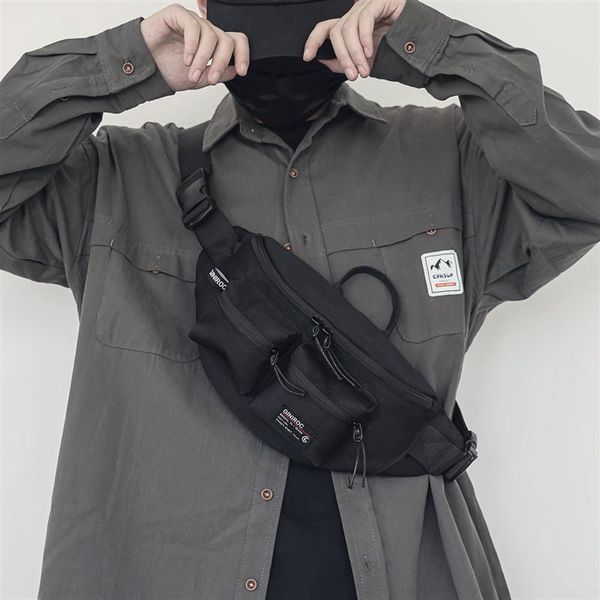 

chest bag couple fashion tooling wind messenger girl functional shoulder personalized waist street hip-hop bags