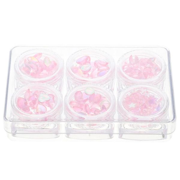 

nail art equipment 1 box of decorative charms colorful studs supplies, Silver