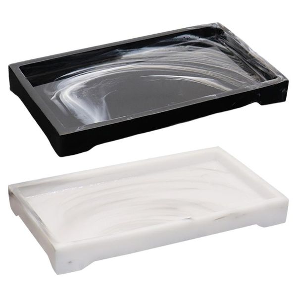 

resin handmade bathtub tray w/ leg plate dish dispenser for soap perfume shampoo ornaments bath accessory set