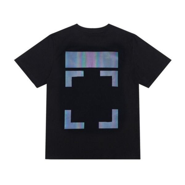 

brand mens designer fashion offs t shirts tees luxury t-shirt religious oil painting letter back arrow tshirts clothing loose cotton women, White;black