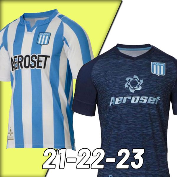 

2021-22 soccer 27 marcelo correa jerseys racing club de avellaneda 28 tomas chancalay 8 fabricio dominguez 19 leonel miranda 11 ignacio piat, Black;yellow
