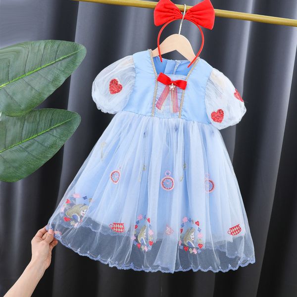 

dress girlslace bow birthday party wedding dressgirls elegant new year princess children wedding gown kids dresses for girls vestido wear, Red;yellow