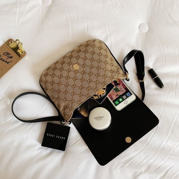 

20% off sitewide 2022 luxury bags net red temperament women's cover type soft face messenger bag welfare