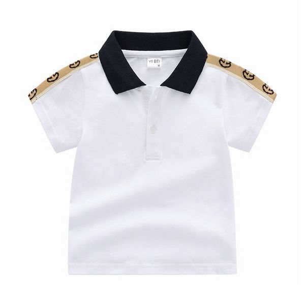Yaz Bebek Erkek Giysileri Kısa Kollu Polo Gömlek Moda Yürümeye Başlayan Çocuk Tee Rahat Spor Kıyafetler Tasarımcılar Giyim 1-6Y Tops