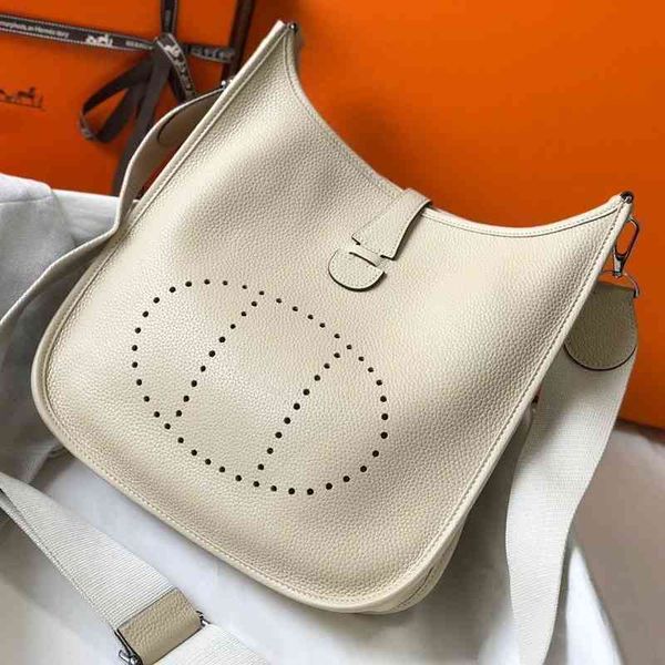 

designer evelyn spring and summer calfskin litchi pattern single shoulder messenger travel with bucket bag large capacity