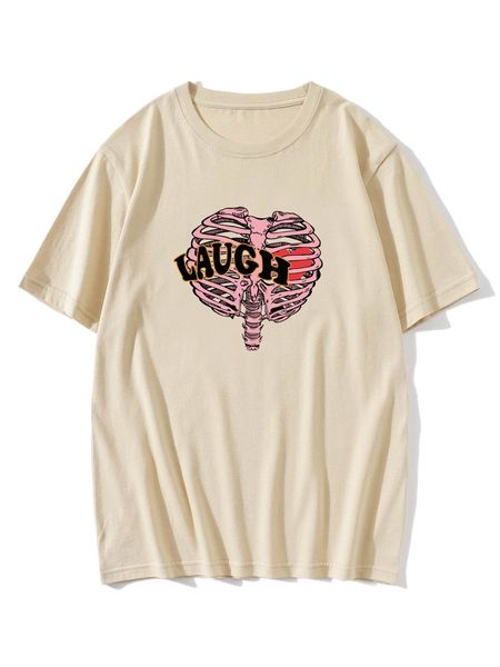

romwe guys letter skeleton graphic tee o4cf#, White;black