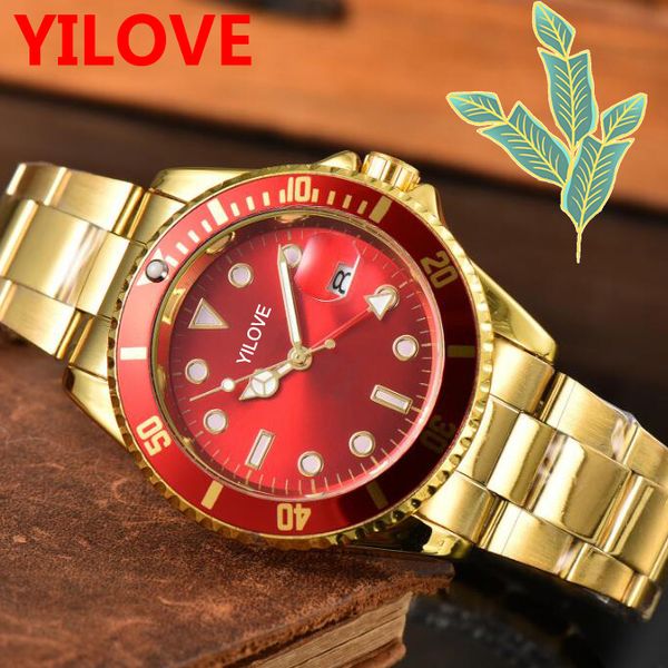 Top Relogio Masculinity Uomo Donna Orologio Luxury Fashion Quadrante rosso Calendario Bracciale Orologio Chiusura pieghevole Master Orologio da polso da uomo al quarzo