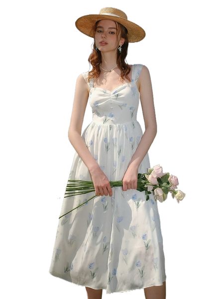 

ruched bust floral cami dress p0xn#, Black;gray