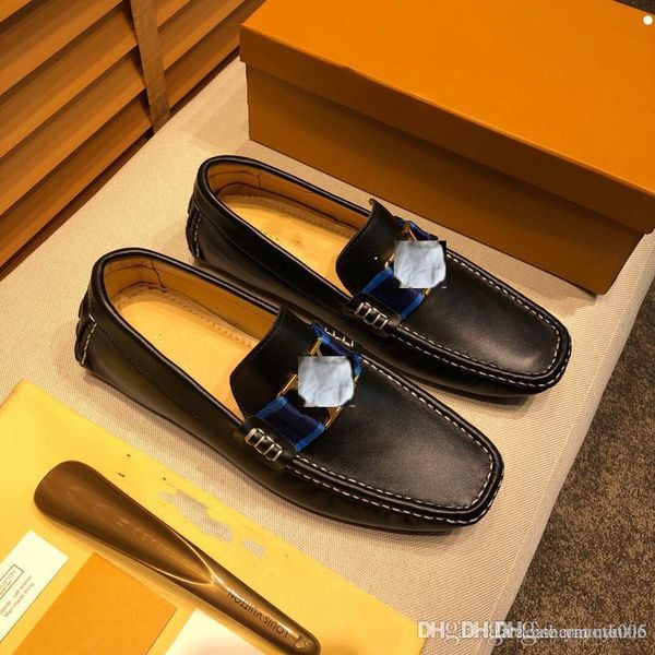 A4 2022 Top Designer Herren Karierte Prägung Leder Loafer Schuh Herren Luxuriöse italienische handgefertigte Mokassins Mann Casual Slip-on Flats Fahrschuhe Größe 38-46