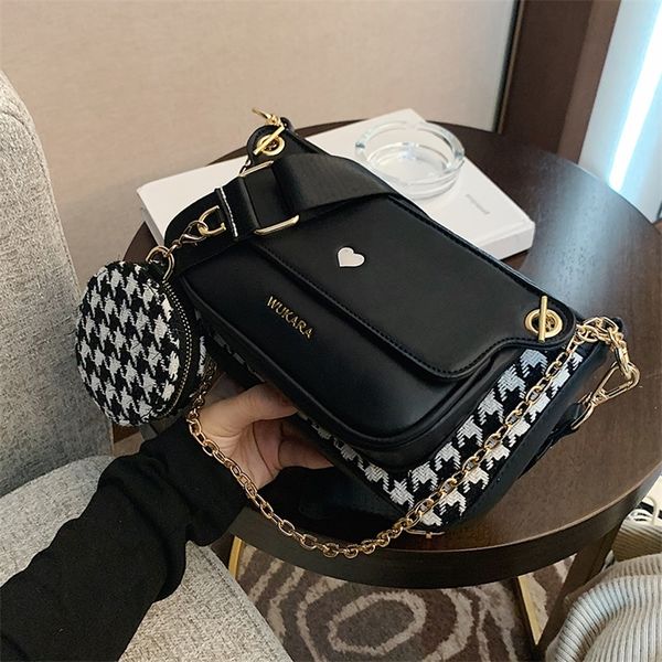 

fashion women shoulder messenger s luxury pu leather crossbody lady small 3 bag set 220722