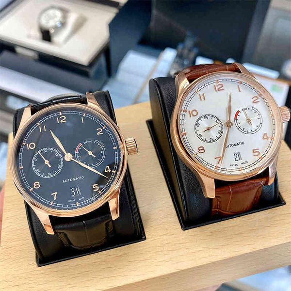 

wanjia leisure portugal series fully automatic mechanical men's watch seven cowhide transparent energy display jfh2, Slivery;brown