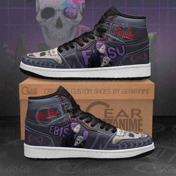 

dorohedoro ebisu sneakers horror custom anime shoes, Black