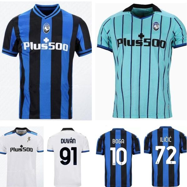

22 23 atalanta bc soccer jersey 2022 2023 duvan ilicic gomez .muriel gosens home away third football shirt pessina de roon malinovskyi kova, Black;yellow
