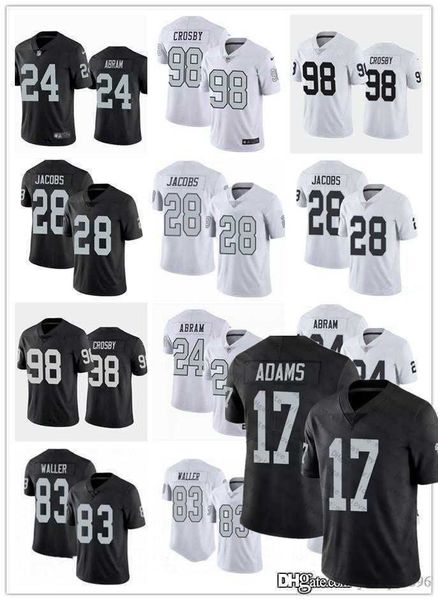 

football jerseys 17 davante adams las vegas''raiders''28 josh jacobs 11 henry ruggs iii, Black;red