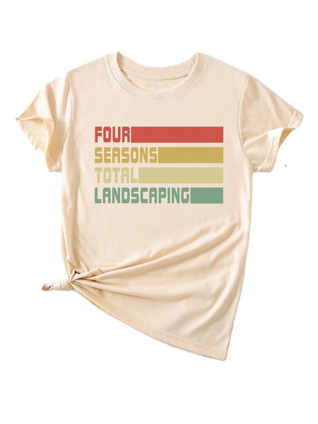 

letter & stripe graphic t-shirt s3zk#, White