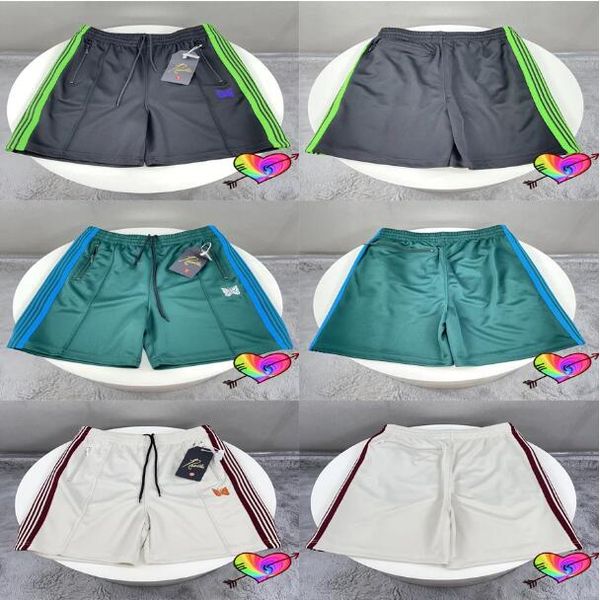 

designer shorts men women highs street 1 nylon needles mesh shorts track breeches, White;black