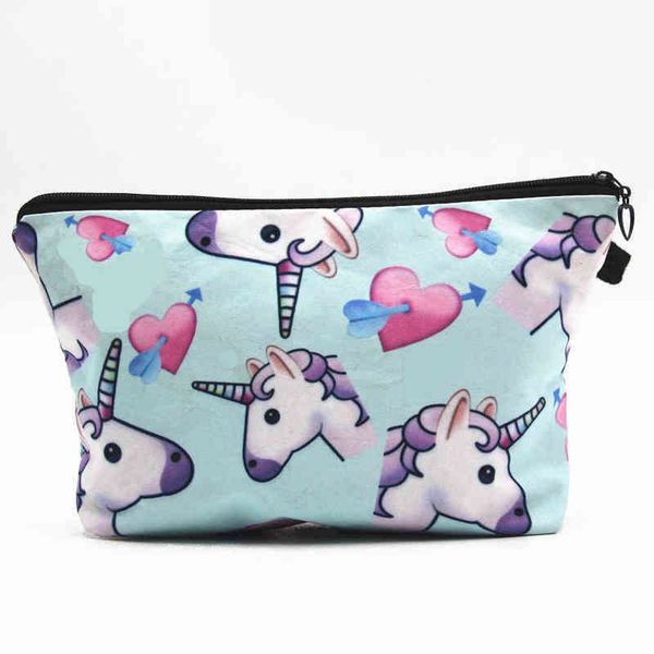 

unicorn cosmetic bag digital printed women's wash 220518