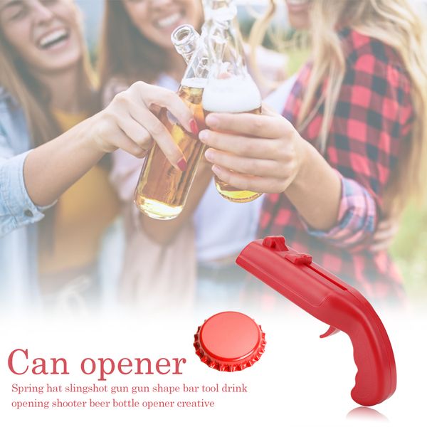 

spring cap catapult launcher creative multi-function can openers bar tool drink opening shooter beer bottle opener