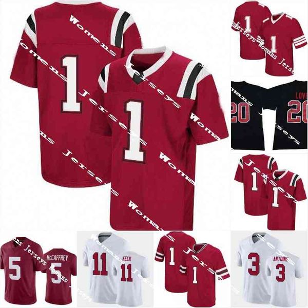 

womens #5 christian mccaffrey college #18 tanner mckee #20 bryce love #84 benjamin yurosek #3 levani damuni #21 kendall williamson #5 john h, Black