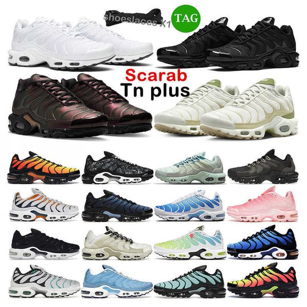 

2022 tn plus mens trainers running shoes white black gold scarab hyper jade royal atlanta university blue women breathable sneakers sports
