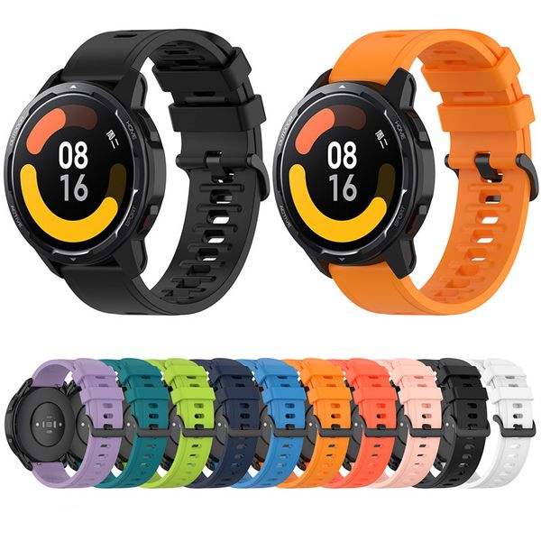 

band straps for xiaomi watch s1 active color 2 sport haylou rt2 ls10 universal wristband soft silicone watchband