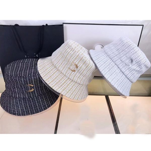 

6style fashion brand letter bucket hat cap for women men baseball caps beanie casquettes luxury lady fisherman buckets hats patchw347k, Blue;gray