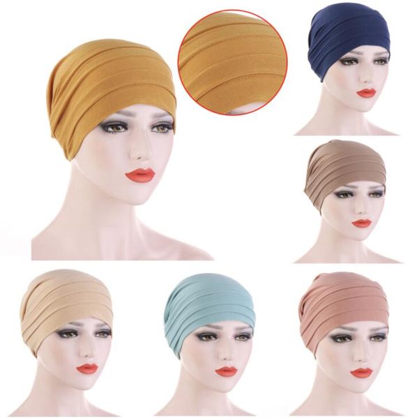 

slouchy beanies hats soft cotton sleep cap stretchy sleeping cap headwear for women, Blue;gray